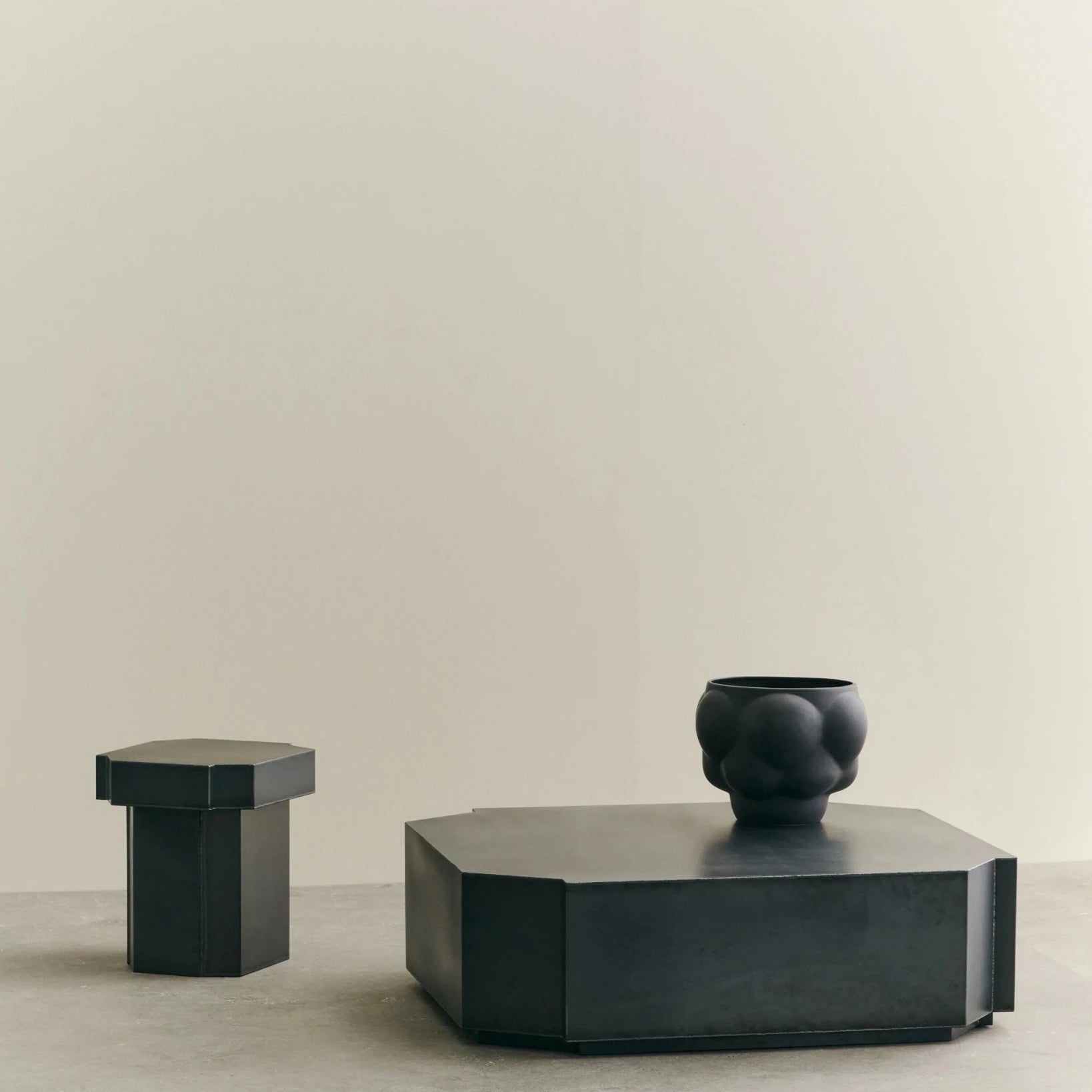 Funki Lounge Table Square Raw Iron - Bellavé Studio
