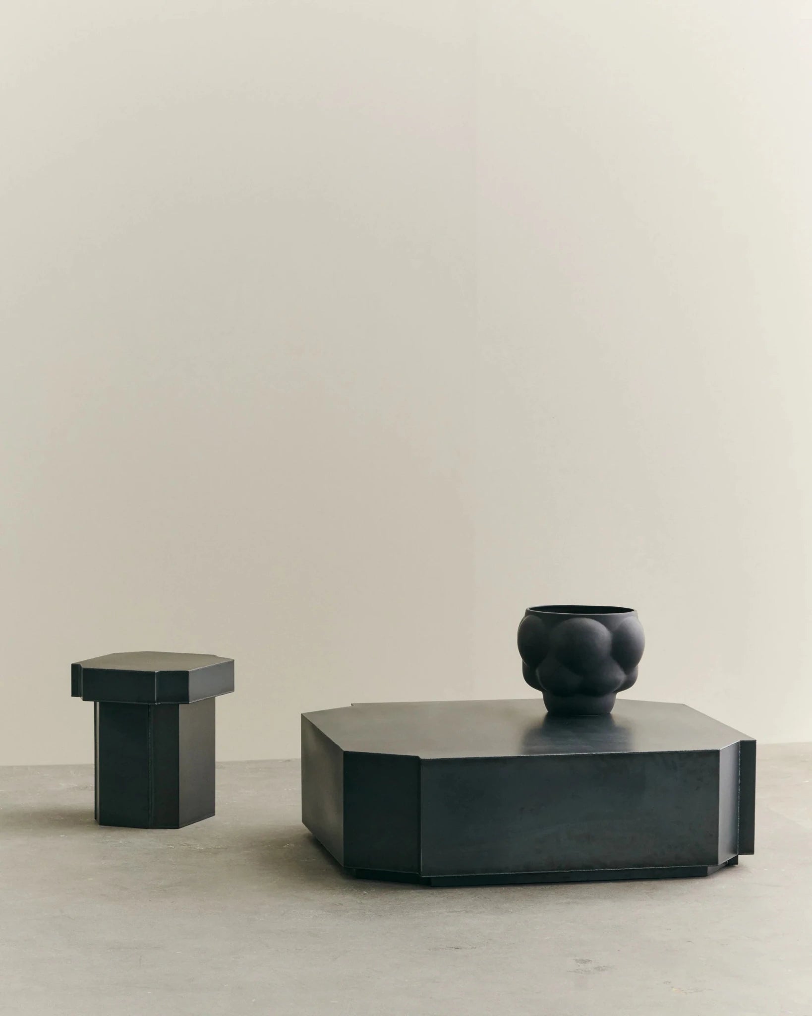 Funki Lounge Table Square Raw Iron - Bellavé Studio