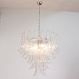 Murano Clear Petali Chandelier Ø75 - 52 Glasses