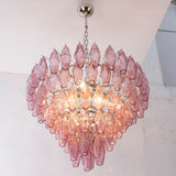 Murano Amethyst Poliedri Chandelier Ø75