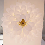 Murano Frosted White Petali Chandelier Ø80