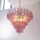 Murano Amethyst Poliedri Chandelier Ø75
