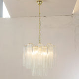 Murano Clear Tronchi Chandelier Ø53 - 24 Tubes