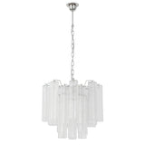 Murano Clear Tronchi Chandelier Ø53 - 24 Tubes