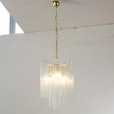 Murano Clear Tronchi Chandelier Ø36 - 15 Tubes