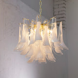 Murano Clear Petali Chandelier Ø57 - 24 glasses