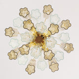 Murano Crystal and Smoke Tronchi Chandelier Ø53 - 24 Tubes