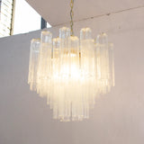 Murano Clear Tronchi Chandelier Ø58 - 36 Tubes