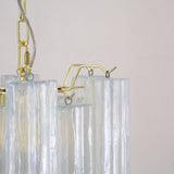 Murano Opal Tronchi Chandelier Ø36 - 15 Tubes