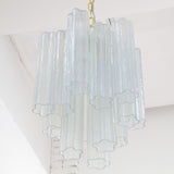 Murano Opal Tronchi Chandelier Ø36 - 15 Tubes