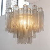 Murano Grigio Tronchi Chandelier Ø58 – 36 Tubes