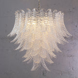 Murano Crystal Foglie Chandelier Ø95