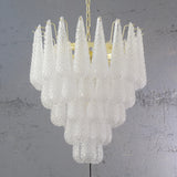 Murano Clear Drop Chandelier Ø60 - 52 Drop