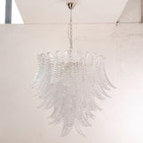 Murano Crystal Foglie Chandelier Ø95