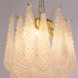 Murano Clear Drop Chandelier Ø55 - 15 Drop