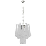 Murano Clear Drop Chandelier Ø55 - 15 Drop