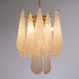 Murano Clear Drop Chandelier Ø55 - 15 Drop