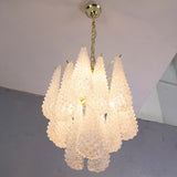 Murano Clear Drop Chandelier Ø55 - 15 Drop