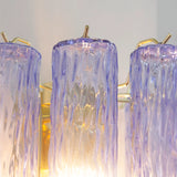 Murano Blue Tronchi Wall Sconce