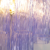 Murano Blue Tronchi Wall Sconce