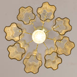 Murano Pagliesco Tronchi Chandelier Ø28 - 8 Tubes