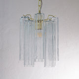 Murano Clear Tronchi Chandelier Ø28 - 8 Tubes