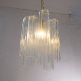 Murano Clear Tronchi Chandelier Ø28 - 8 Tubes