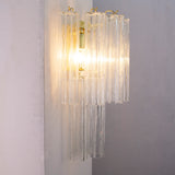 Murano Clear Tronchi Wall Sconces – Set of 2