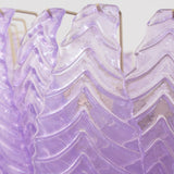 Murano Violet Leaves Chandelier Ø105