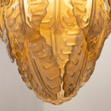 Murano Smoke Leaves Chandelier Ø105