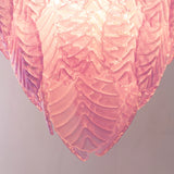 Murano Violet Leaves Chandelier Ø105