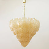 Murano Amber Leaves Chandelier Ø105