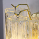 Murano Clear Tronchi Wall Sconces – Set of 2