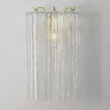 Murano Clear Tronchi Wall Sconces – Set of 2