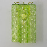 Murano Apple Green Tronchi Wall Sconces – Set of 2