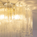 Murano Clear Tronchi Taklampe