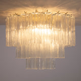 Murano Tronchi Chandelier Ø105 – Crystal Glass