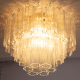 Murano Tronchi Chandelier Ø105 – Crystal Glass
