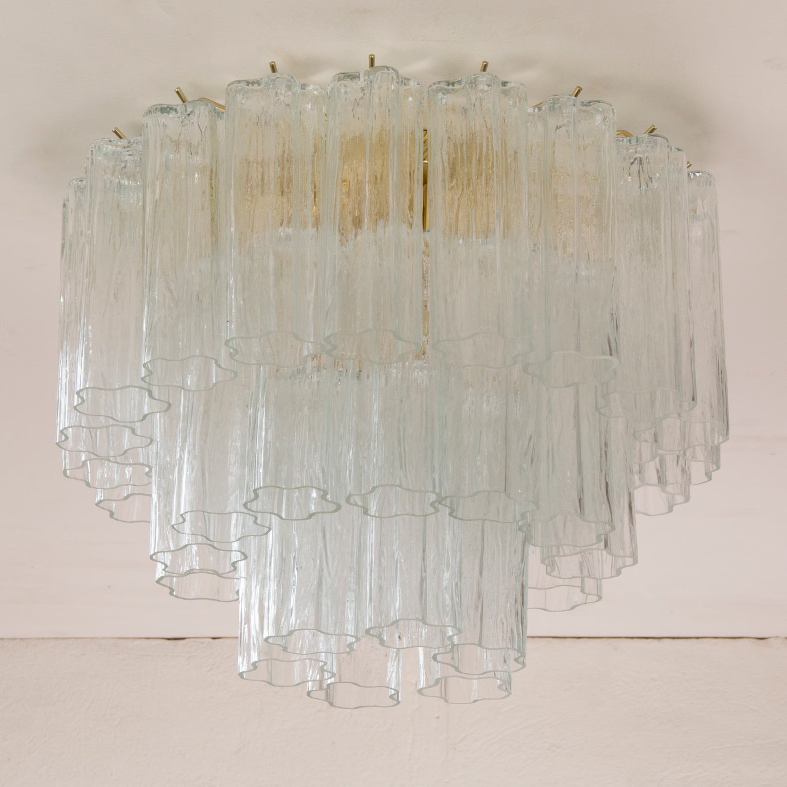 Murano Tronchi Chandelier Ø105 – Crystal Glass