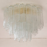 Murano Tronchi Chandelier Ø105 – Crystal Glass