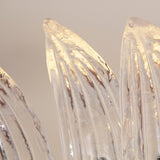 Murano Clear Palmette Chandelier Ø90