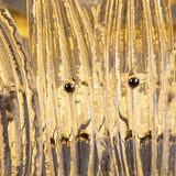 Murano Clear Palmette Chandelier Ø90