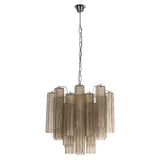 Murano Smoke Tronchi Chandelier Ø53 - 24 Tubes