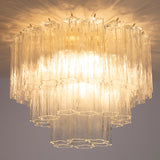 Murano Tronchi Chandelier Ø105 – Crystal Glass