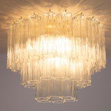 Murano Clear Tronchi Ceiling Light Ø50 – 36 Tubes