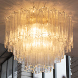 Murano Tronchi Chandelier Ø105 – Crystal Glass
