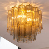 Murano Fume Tronchi Taklampe