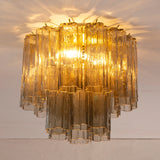 Murano Fume Tronchi Taklampe