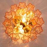 Murano Pink Tronchi Taklampe