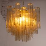 Murano Smoke Tronchi Chandelier Ø53 - 24 Tubes